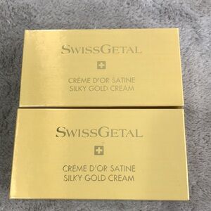 Swissgetal Silky Gold Cream .13 oz set of 2 new in Box